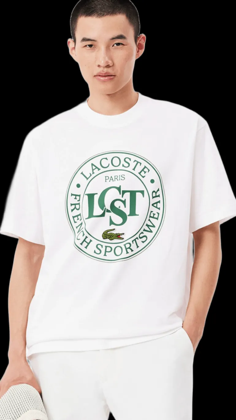 T-SHIRT A MANICA CORTA DA UOMO LACOSTE TH2753 001