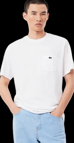 T-SHIRT A MANICA CORTA DA UOMO LACOSTE TH2827 001