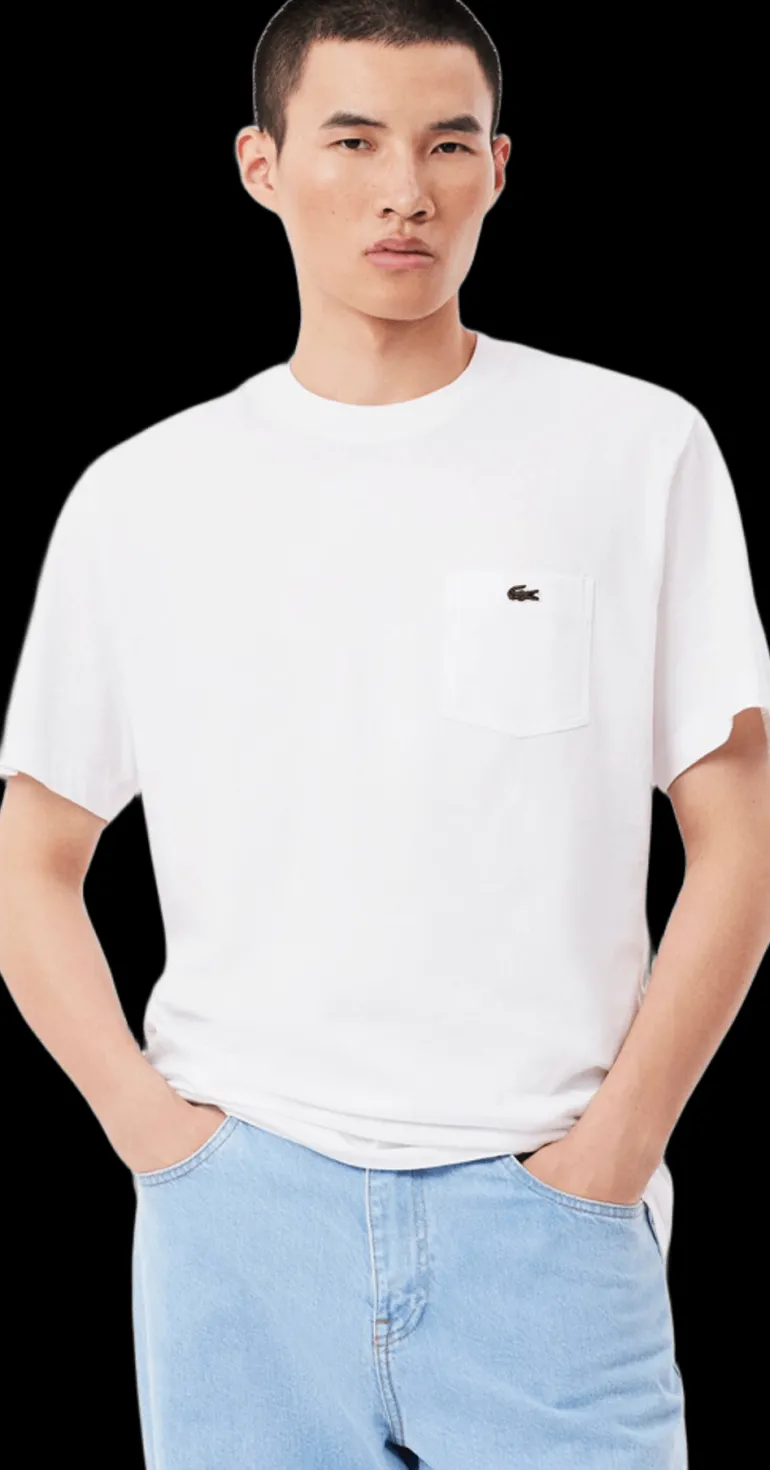 T-SHIRT A MANICA CORTA DA UOMO LACOSTE TH2827 001