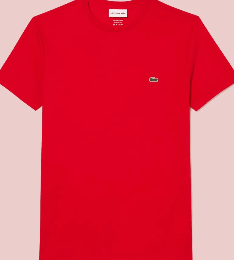 T-SHIRT A MANICA CORTA DA UOMO LACOSTE TH6709 240