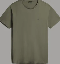 T-SHIRT A MANICA CORTA DA UOMO NAPAPIJRI SALIS SUM GREEN LICHEN NP0A4H8D GAE