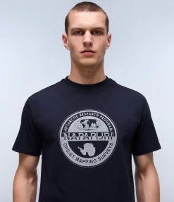 T-SHIRT A MANICA CORTA DA UOMO NAPAPIJRI S-BOLLO SS 2 NP0A4I3C 176
