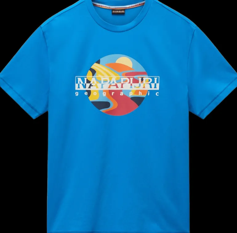T-SHIRT A MANICA CORTA DA UOMO NAPAPIJRI S-VALDOR SS NP0A4IE6 B2W