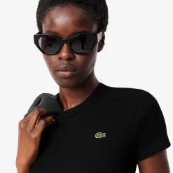 T-SHIRT A MANICA CORTA DA DONNA LACOSTE TF5538 031