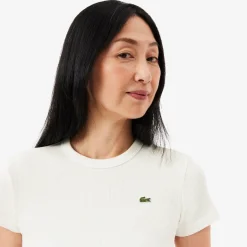 T-SHIRT A MANICA CORTA DA DONNA LACOSTE TF5538 70V
