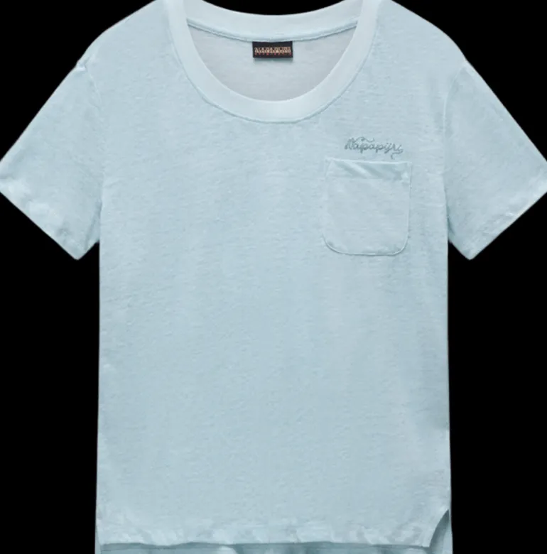 T-SHIRT A MANICA CORTA DA DONNA NAPAPIJRI S-ETE W NP0A4IG2 G1W