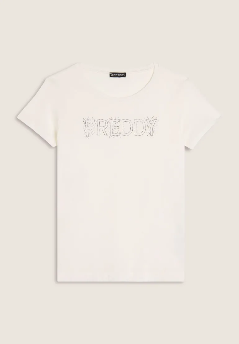 T-SHIRT A MANICA CORTA DA DONNA FREDDY S25WCXT1 W102