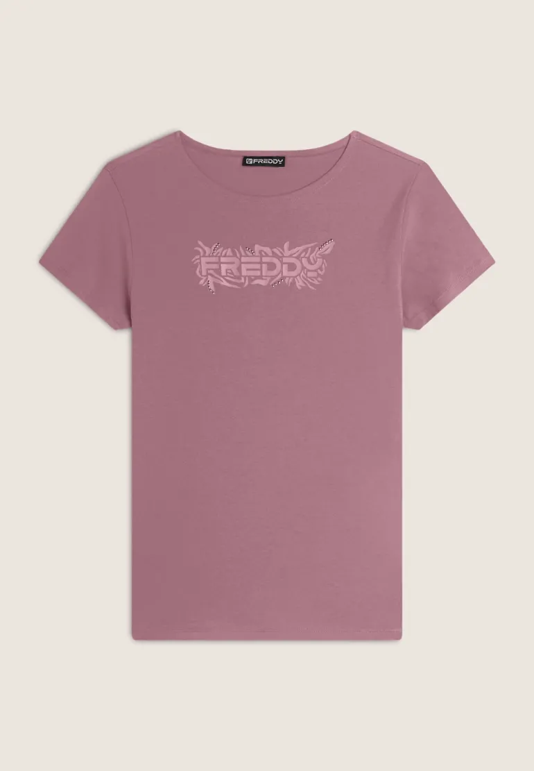 T-SHIRT A MANICA CORTA DA DONNA FREDDY F4WCRT3 P78