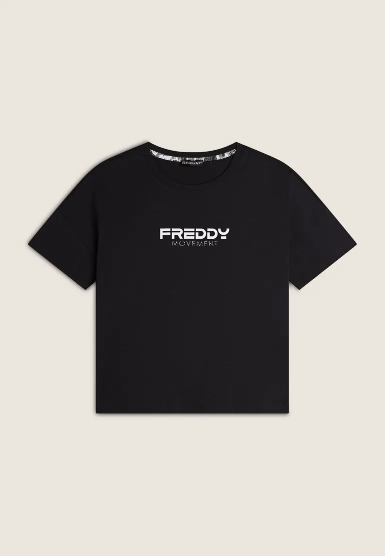 T-SHIRT A MANICA CORTA DA DONNA FREDDY F4WMVT1 N