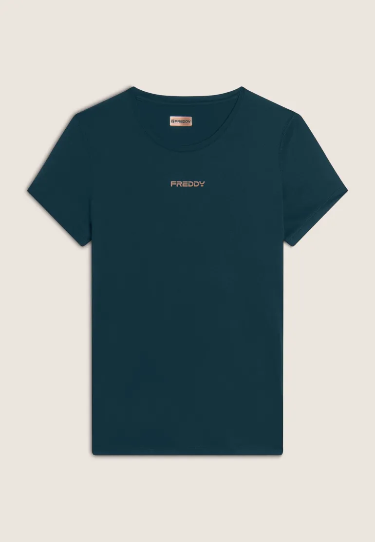 T-SHIRT A MANICA CORTA DA DONNA FREDDY F4WSFT1 V92