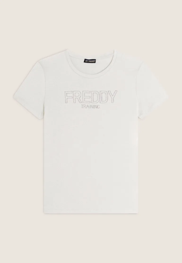 T-SHIRT A MANICA CORTA DA DONNA FREDDY F4WTRT1 W69