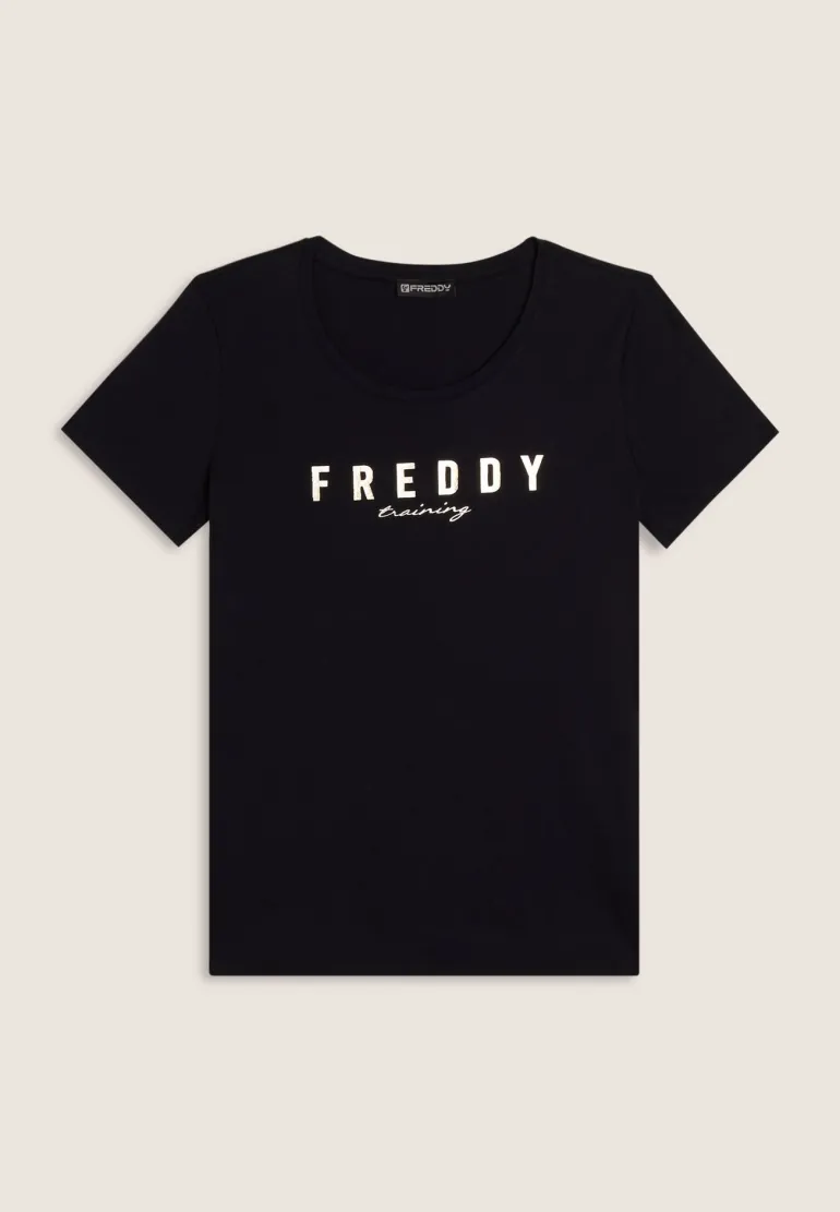 T-SHIRT A MANICA CORTA DA DONNA FREDDY S25WTRT2 N