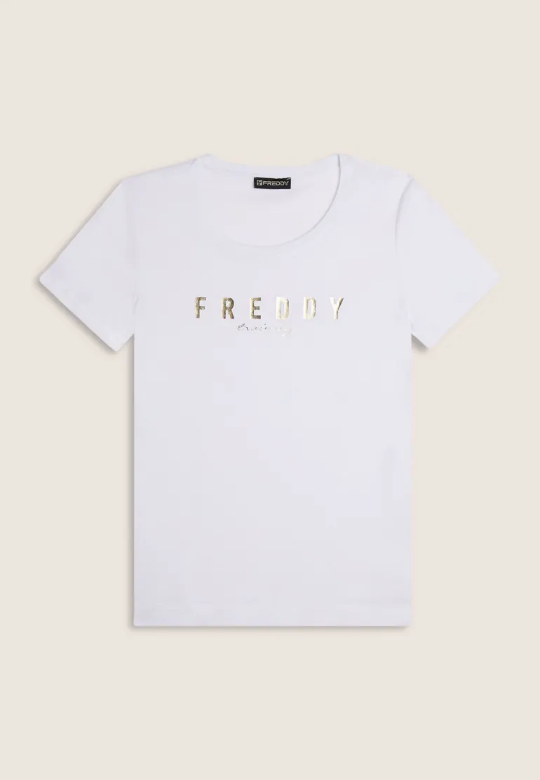 T-SHIRT A MANICA CORTA DA DONNA FREDDY S25WTRT2 W