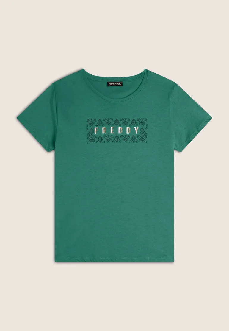 T-SHIRT A MANICA CORTA DA DONNA FREDDY S25WTRT3 V61