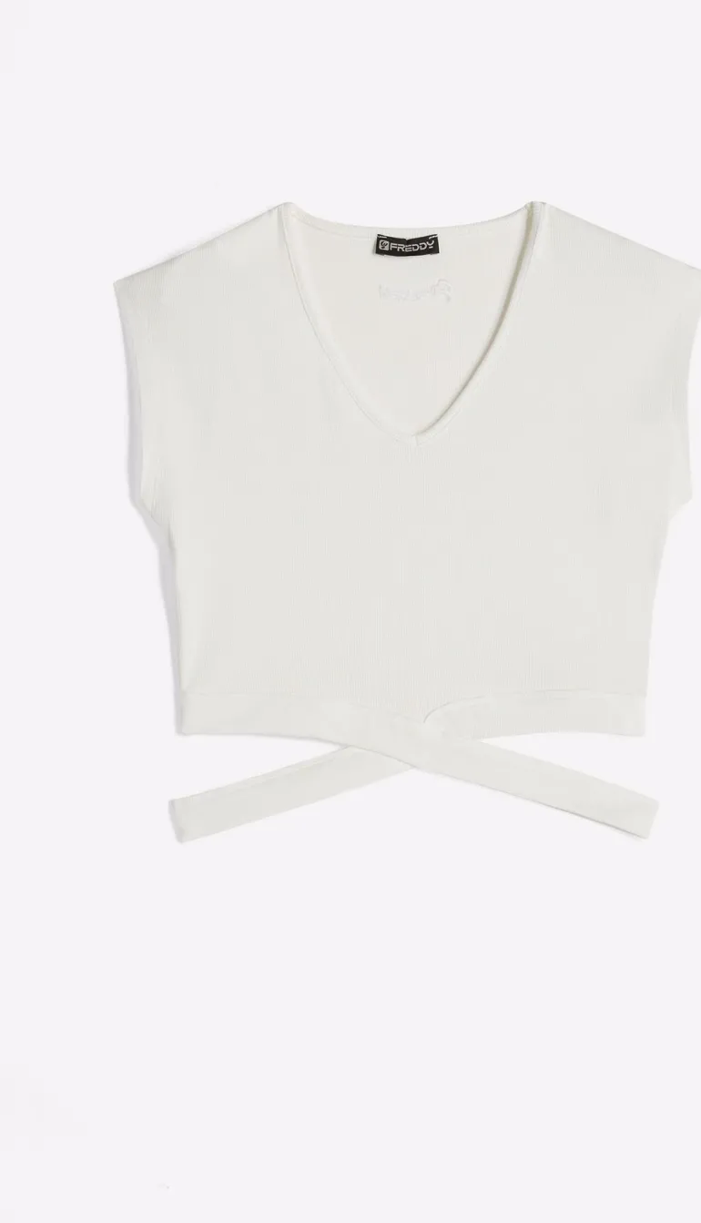 T-SHIRT A MANICA CORTA DA DONNA FREDDY S4WMCT5 W42
