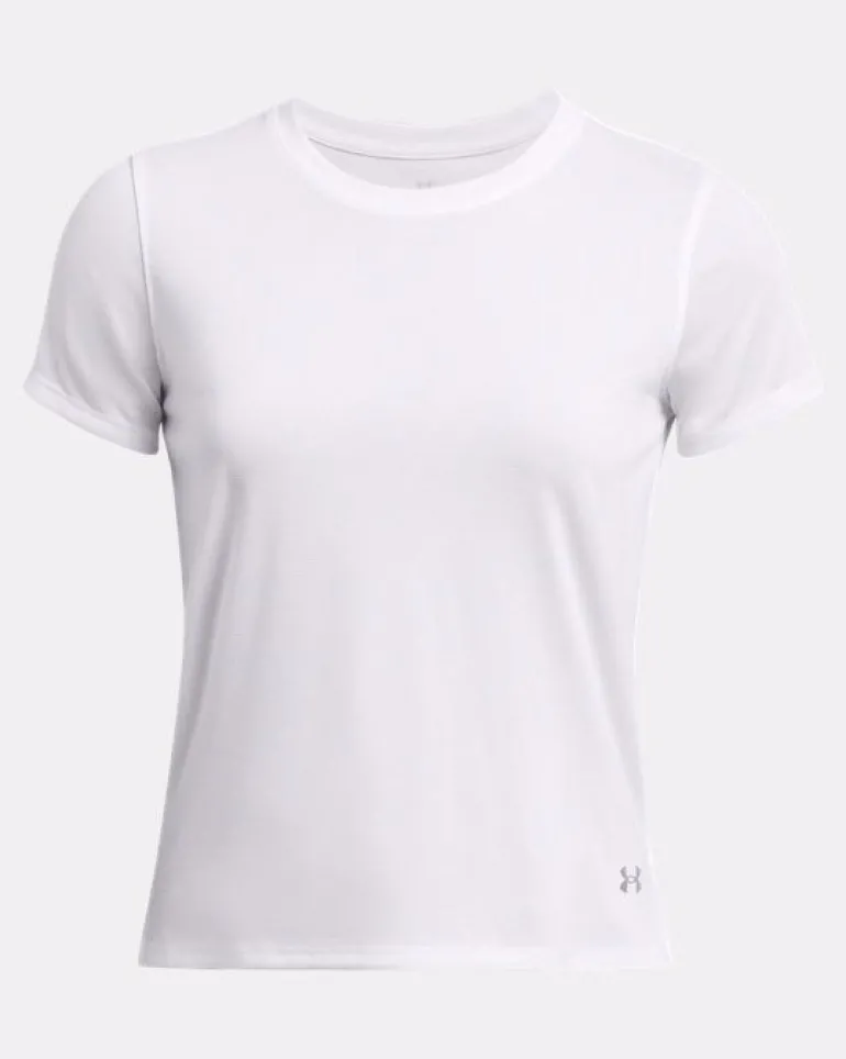 T-SHIRT A MANICA CORTA DA DONNA UNDER ARMOUR UA LAUNCH SLEEVE 1382434 0100