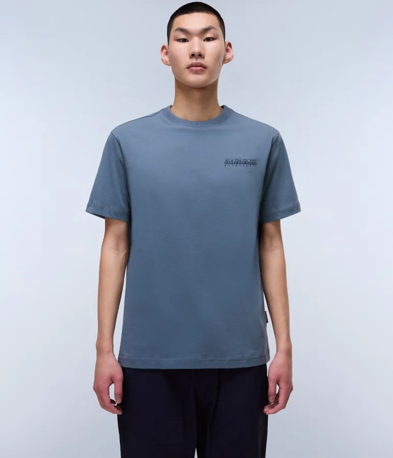 T-SHIRT A MANICA CORTA DA UOMO NAPAPIJRI S-SOVANA SS NP0A4IE4 G1Y