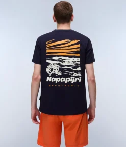 T-SHIRT A MANICA CORTA DA UOMO NAPAPIJRI S-VIGNONI BACK SS NP0A4ILX 176