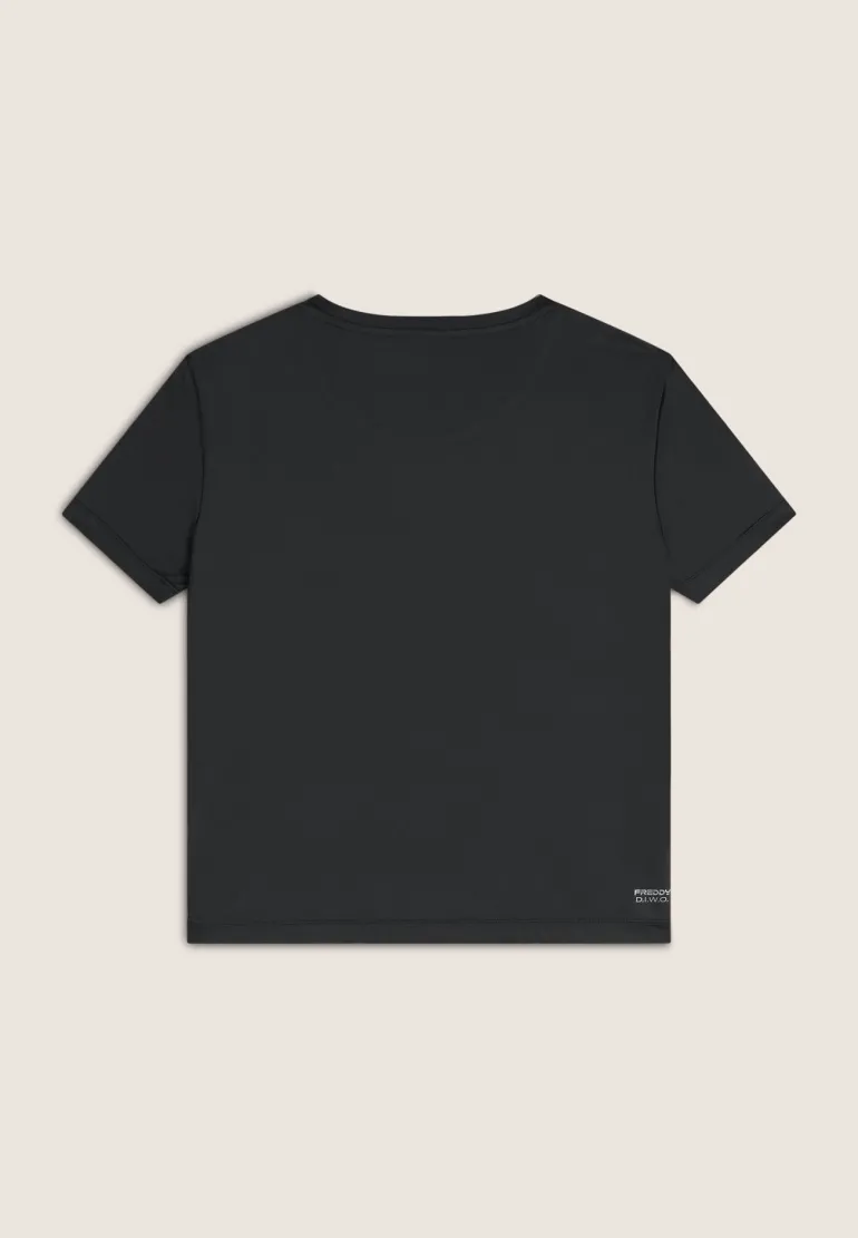 T-SHIRT A MANICA CORTA DA DONNA FREDDY S25WSFT1 N