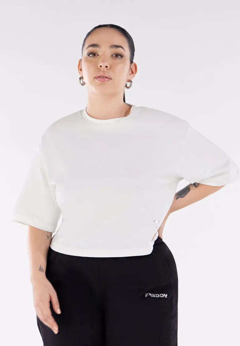 T-SHIRT A MANICA CORTA DA DONNA FREDDY- S3WGZT1 W71