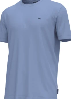T-SHIRT A MANICA CORTA DA UOMO NAPAPIJRI SALIS SUM BLUE FLOWER NP0A4H8D I00