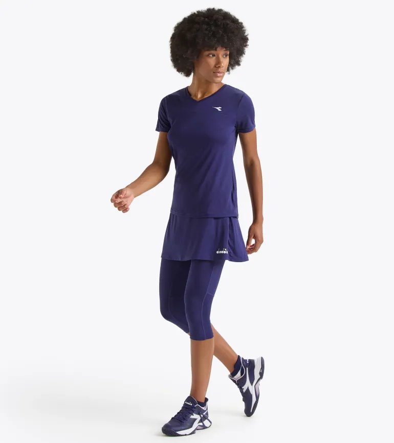 T-SHIRT A MANICA CORTA DA TENNIS DA DONNA DIADORA TENNIS BLUE NEW YORK 102.180774 60003