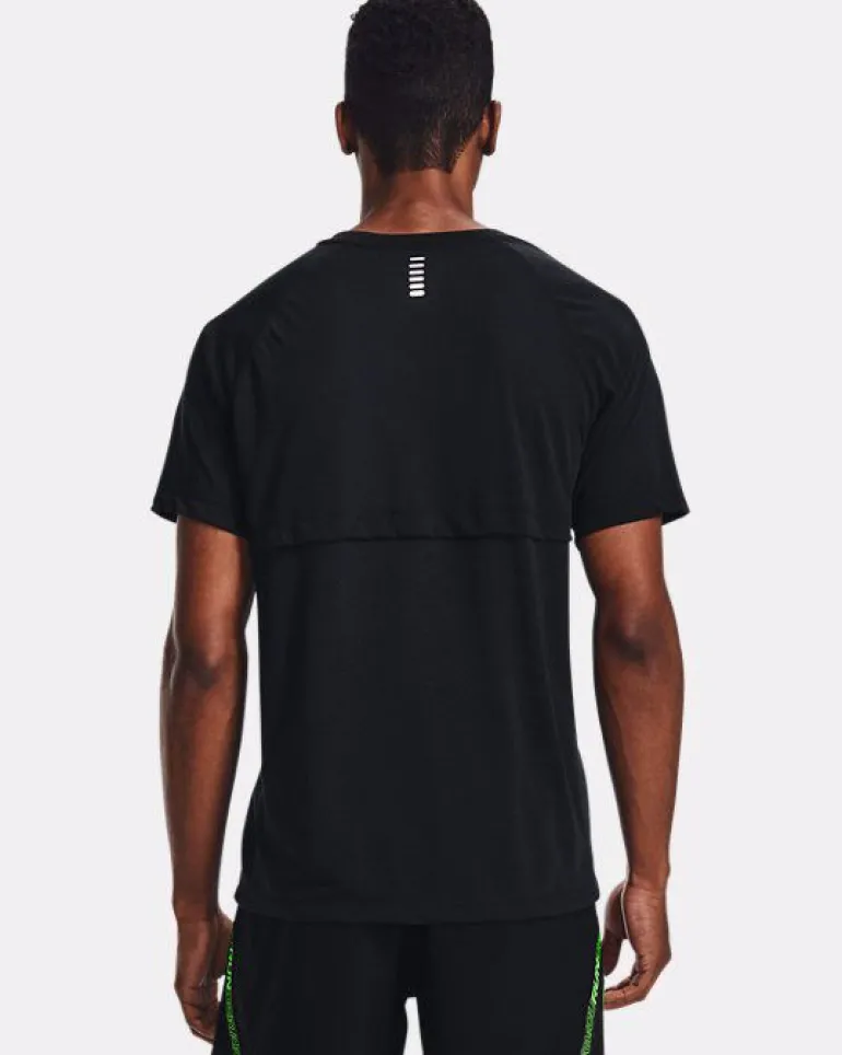 T-SHIRT A MANICA CORTA DA RUNNING UNDER ARMOUR STREAKER BLACK 1361469 0001