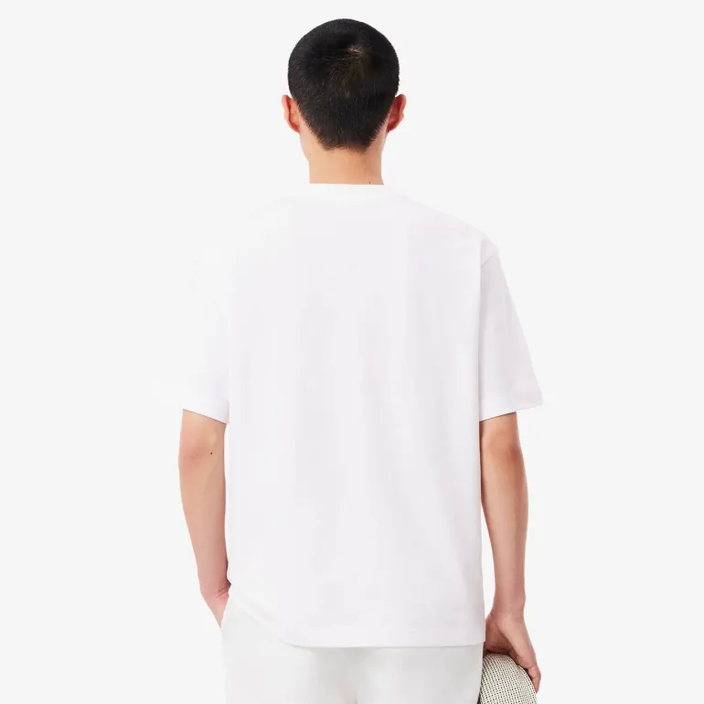 T-SHIRT A MANICA CORTA DA UOMO LACOSTE TH2753 001