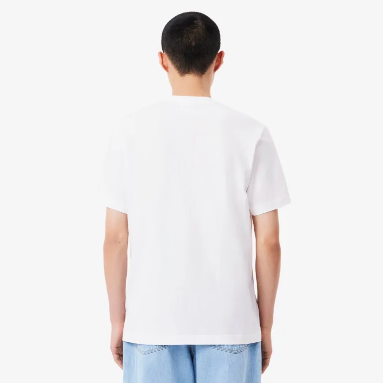 T-SHIRT A MANICA CORTA DA UOMO LACOSTE TH2827 001
