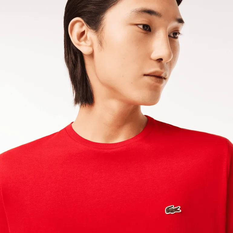 T-SHIRT A MANICA CORTA DA UOMO LACOSTE TH6709 240