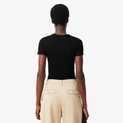 T-SHIRT A MANICA CORTA DA DONNA LACOSTE TF5538 031