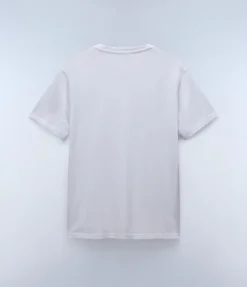 T-SHIRT A MANICA CORTA DA UOMO NAPAPIJRI SALIS SUM BRIGHT WHITE NP0A4H8D 002