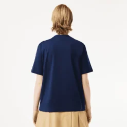 T-SHIRT A MANICA CORTA DA DONNA LACOSTE TF7300 166