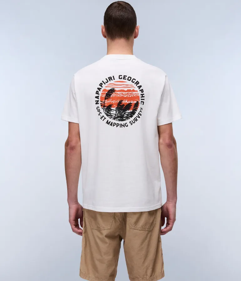 T-SHIRT A MANICA CORTA DA UOMO NAPAPIJRI S-VIGNONI BACK SS NP0A4ILX 206