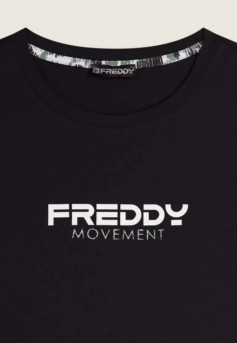 T-SHIRT A MANICA CORTA DA DONNA FREDDY F4WMVT1 N