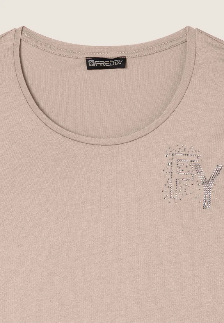 T-SHIRT A MANICA CORTA DA DONNA FREDDY S25WCXT3 P106