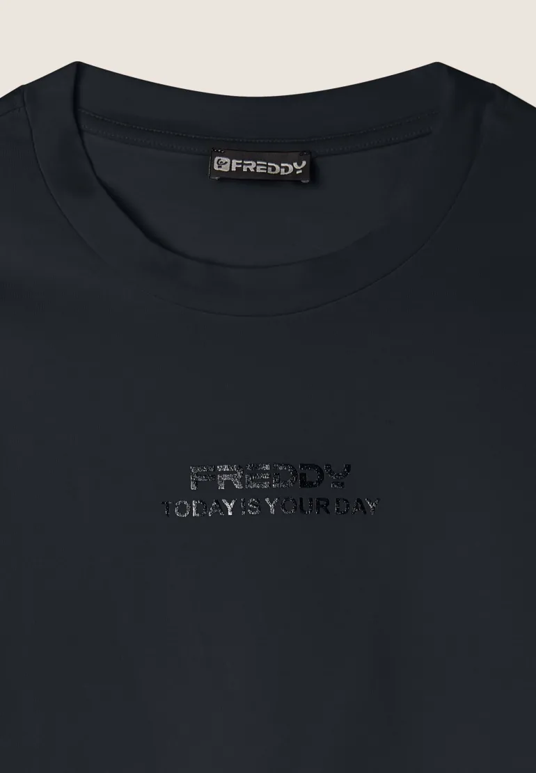 T-SHIRT A MANICA CORTA DA DONNA FREDDY S25WMCT5 N28