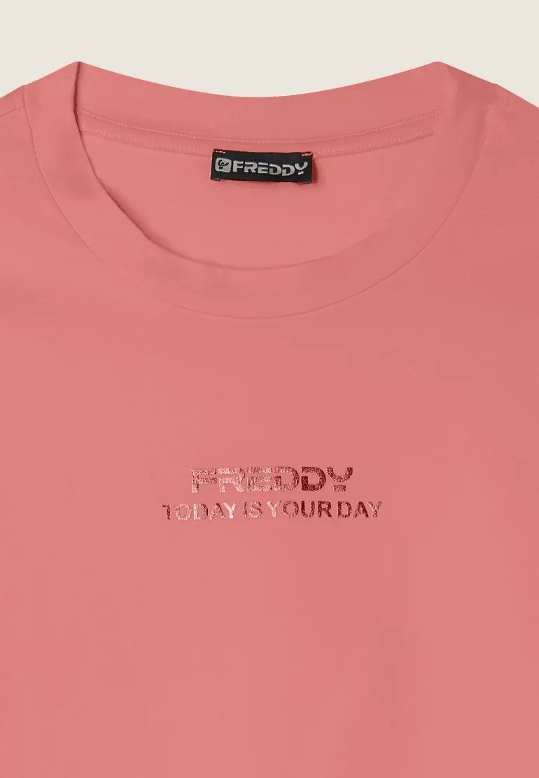 T-SHIRT A MANICA CORTA DA DONNA FREDDY S25WMCT5 P74