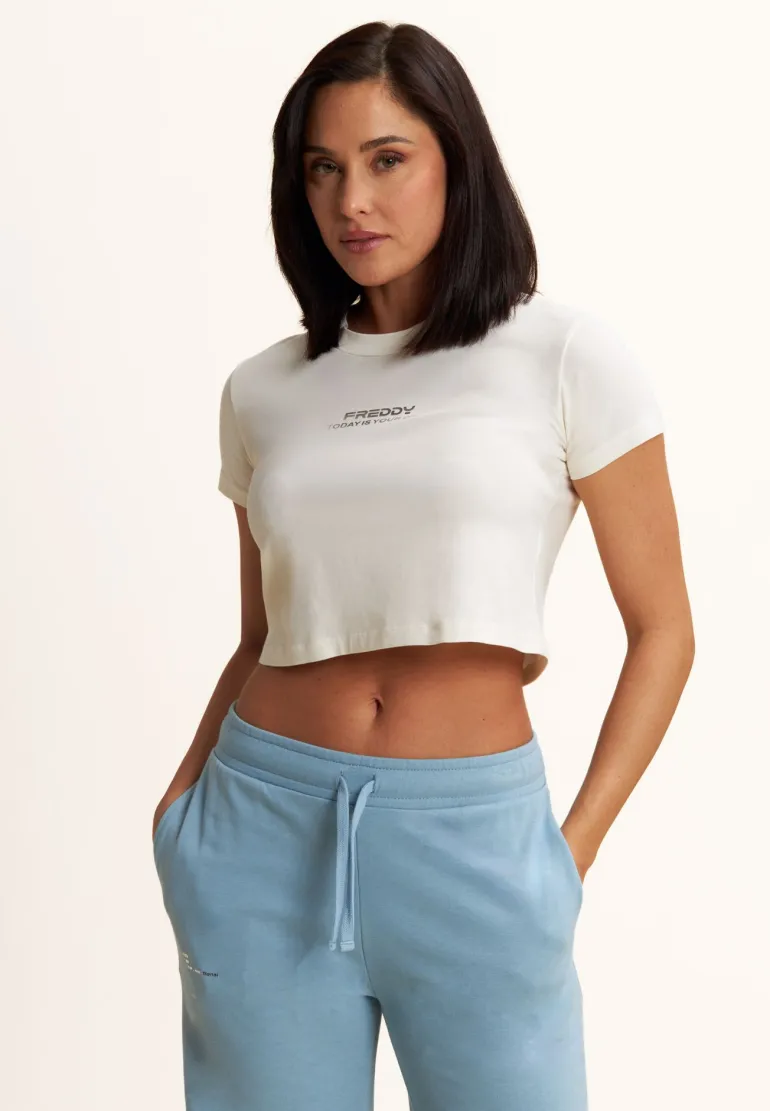 T-SHIRT A MANICA CORTA DA DONNA FREDDY S25WMCT5 W77