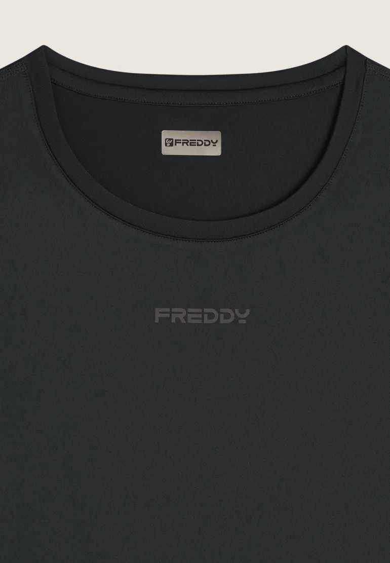 T-SHIRT A MANICA CORTA DA DONNA FREDDY S25WSFT1 N