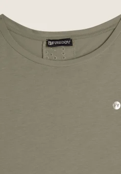 T-SHIRT A MANICA CORTA DA DONNA FREDDY S25WSLT5 V141