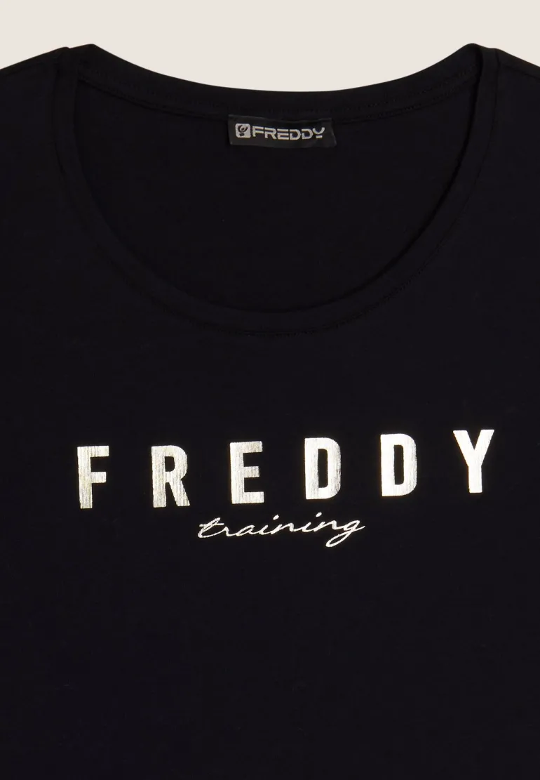 T-SHIRT A MANICA CORTA DA DONNA FREDDY S25WTRT2 N