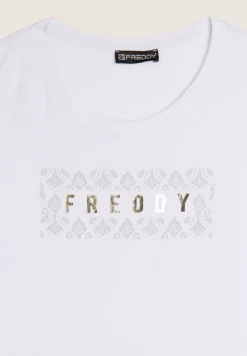 T-SHIRT A MANICA CORTA DA DONNA FREDDY S25WTRT3 W