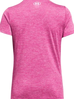 T-SHIRT A MANICA CORTA DA DONNA UNDER ARMOUR TECH SSV REBEL PINK 1384227 652