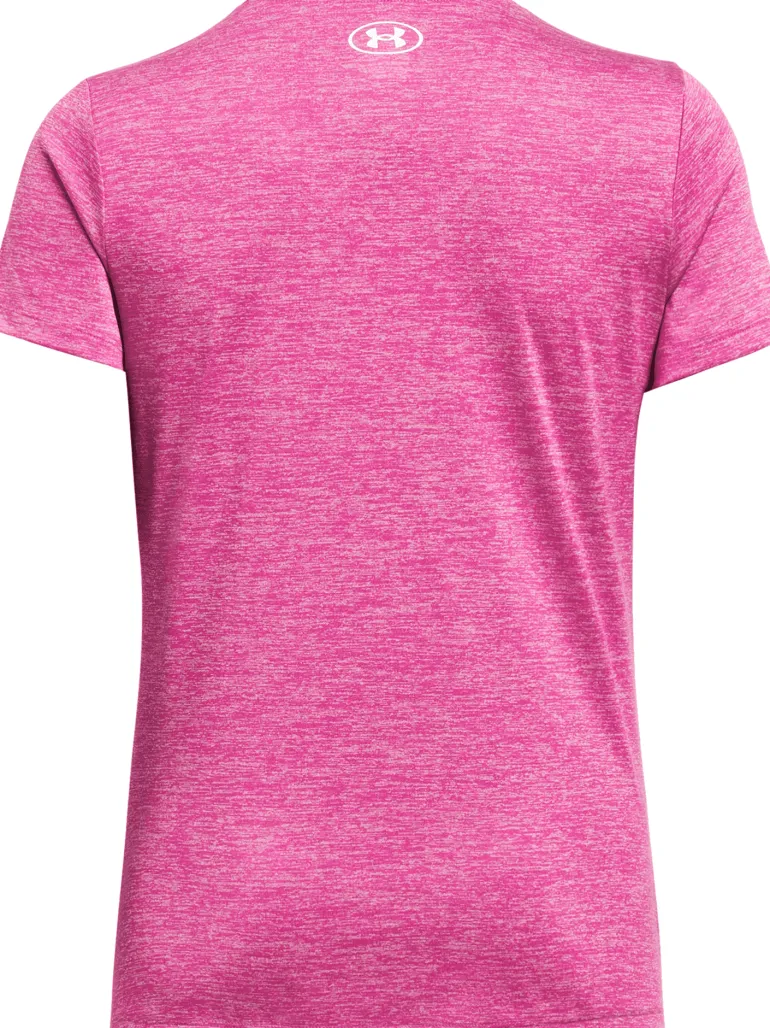 T-SHIRT A MANICA CORTA DA DONNA UNDER ARMOUR TECH SSV REBEL PINK 1384227 652