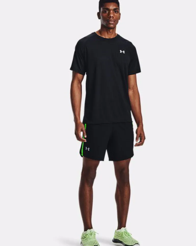 T-SHIRT A MANICA CORTA DA RUNNING UNDER ARMOUR STREAKER BLACK 1361469 0001