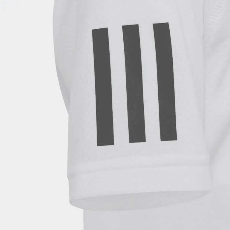 T-SHIRT A MANICA CORTA DA TENNIS JUNIOR ADIDAS CLUTEE WHITE HS0551