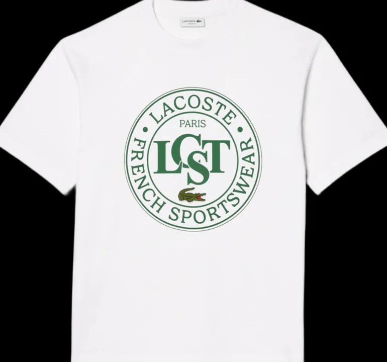 T-SHIRT A MANICA CORTA DA UOMO LACOSTE TH2753 001