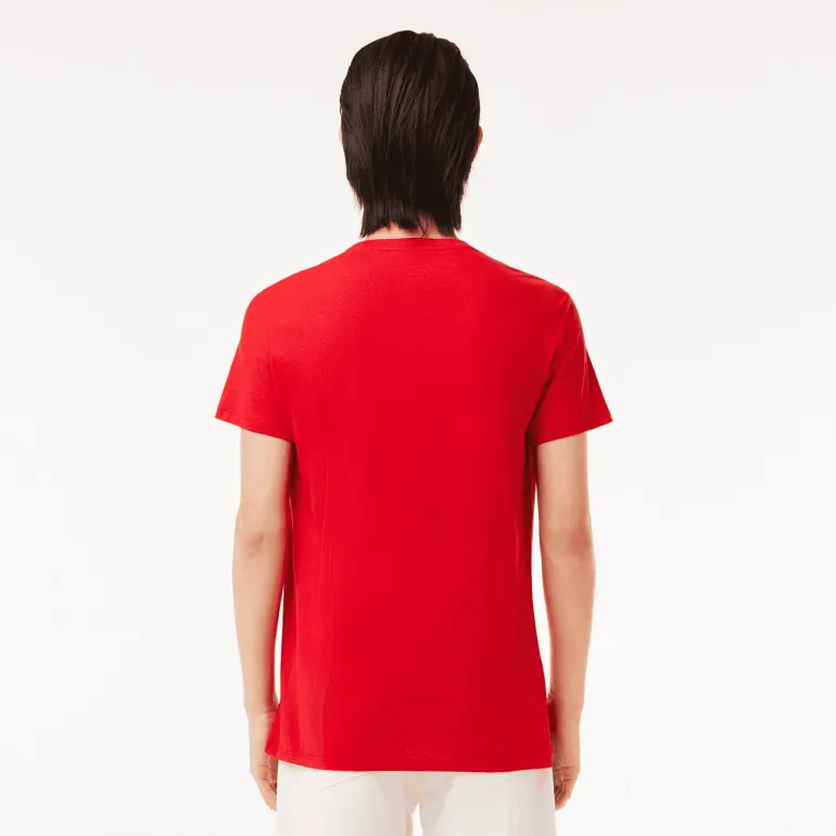 T-SHIRT A MANICA CORTA DA UOMO LACOSTE TH6709 240