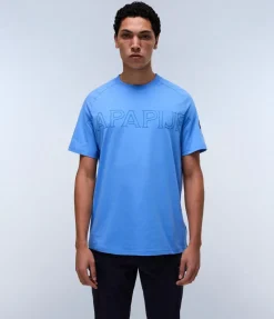 T-SHIRT A MANICA CORTA DA UOMO NAPAPIJRI S-AMBRA SS NP0A4IEG B2V